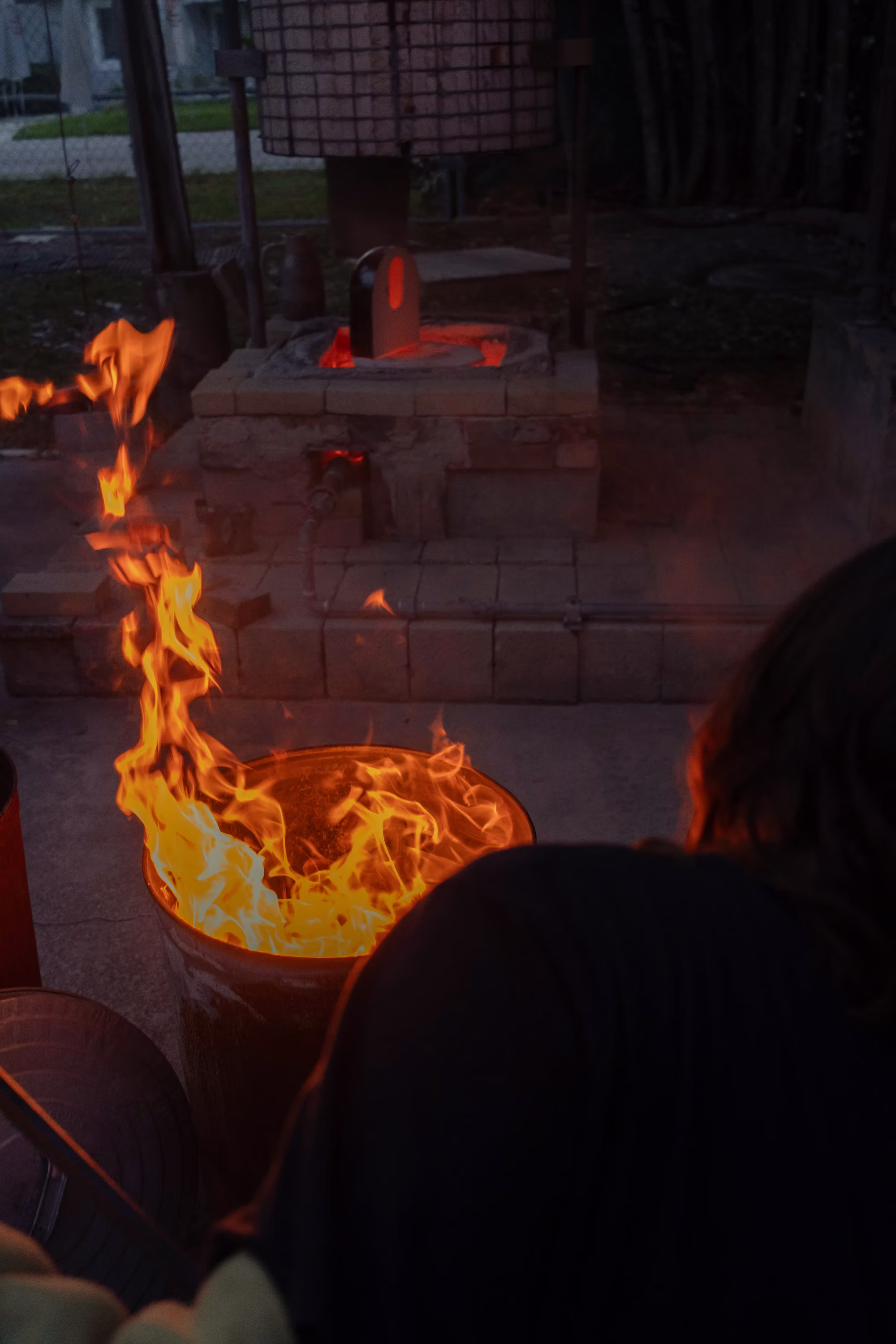 Arrived aliens raku firing